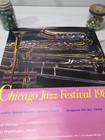 Chicago Jazz Festival 1986 Original Vintage Poster 18x24 Rare Rolled New