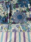 Handmade Floral Quilt Crib Blanket  play Mat  wall Hanging baby Shower Gift