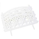 Sungmor Plastic White Edgings  Garden Picket Fences For Flowerbeds Plant Borders