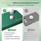 2 Pack Thick Nbr Foam Garden Kneeling Pads 17 3x11 Green