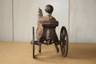 Antique Cast Iron Mechanical Toy Rare J   E Stevens Baby Quieter Bell Toy