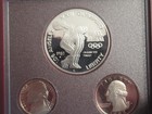 1983 Us Mint Prestige Set  Olympic Silver Dollar  6 Proof Coins  No Coa
