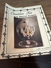 Vtg Dollhouse Miniature Chandelier Kit Austrian Crystals Cm Eisenberg Nos