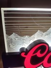 Vintage Coors Beer Lighted Sign Acrylic 11 1 2  X 18  Breweriana 