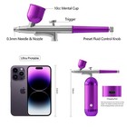 Portable Air Compressor Airbrush Kit For Paint Spray Gun Nail Art Tattoo