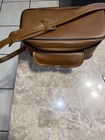Vtg Camera Bag Brown With Several Lens  Booklets And Manuals