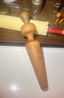 Unique Vintage Wooden Cone Pestle Masher Primitive Kitchen Tool Canning Sieve