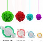 Pompom Maker  4 Pcs Different Sizes Pom-pom Maker Fluff Ball Weaver Needle Cr   