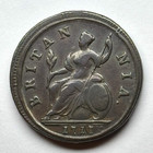 1717 Great Britain - 1 2 Penny  Km-549 