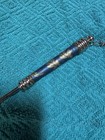 Silver Torah Pointer With Blue And Gold Handle And Gold Accented Pointer