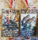 Vintage Style 12 Days Of Christmas Gift Tags 12 Piece Set ornaments journal 643r