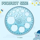 Circle Template Round Stencil Drawing Aid Tool Professional Circle Ruler Diy