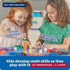 Learning Resources Mathlink Cubes - Set Of 100 Cubes  Ages 5  Kindergarten  Stem