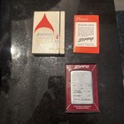 Vtg Zippo Lighter 1955 W Box   Paper Read