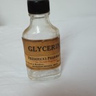 Lot Of 5 Antique Medicine Bottles Watkins Inhalant  Ambrosia Cream  Glycerine  