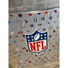 Nfl Sherpa Throw Blanket All Over Teams Logo Aop Gift Football Reversible Fleece