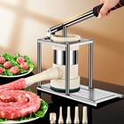Manual Sausage Stuffer Vertical Stainless Steel Meat Press Filler Maker Machine
