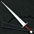 Hand Forged High Carbon Steel Viking Sword Sharp   Battle Ready Medieval Sword