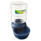 Pet Dog Cat Waterer Automatic Dispenser Drink Water Gravity Large Bowl 4 Gallon
