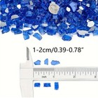 Fire Glass -0 39 -0 78 Inches  Suitable For Fireplace Fire Pits cobalt Blue