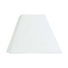 White Tapered Square Polyester Lamp Shade  14 l X 6 5 w X 11 h New Upgrade