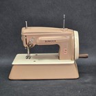 1960s Singer 50d Sewhandy Mini Children s Toy Sewing Machine  Hand Crank W  Case