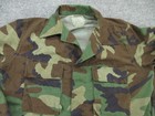 Vintage Us Army Bdu Jacket Mens Medium Long Woodland Camo Combat Coat 80s