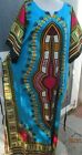 New Dashiki African Blouse Women Traditional Dress Long Caftan  Xl Size