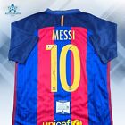 Lionel Messi Signed Fc Barcelona 2016-2017 Home Jersey W  Beckett Coa Bas