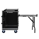 Proreck 12ut Dj Flight Case 20 In Depth Slant Mixer Top Rack Station Fold Table