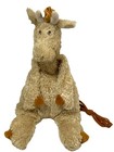 Jellycat Pony Horse Plush Stuffed Animal Floppy Suede Mane Light Brown 13  