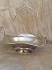 Antique vintage Empire Art E   J B Hammered Silverplate Bonbon Dish