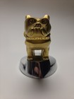 Vintage Mack Truck Bull Dog Hood Ornament Solid Brass Chrome Base Pat 87931 Mack