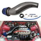 Air Intake Pipe Air Filter Kit   real Carbon Fiber   for 1992-2000 Honda Civic Ek Eg