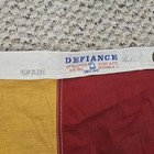 Vintage Spain Cotton Flag Old Cloth Spanish Textile Art 2  X 3  U s a  Defiance