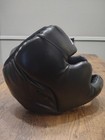 Boxing Mma Training Hi-performance Headgear Black Size L Adjustable Strap