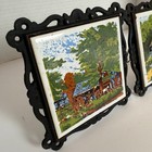 Vintage Seven Star Cast Iron Currier   Ives American Homestead New England Cider