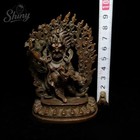 Authentic Bronze Damo Buddha Statue Ancient Chinese Artifact Tibet 19th Century