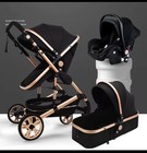 3 In 1 Baby Stroller High Landscape Stroller Folding Carriage  0 To 12  Months