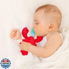 Nibaby Pacifier With Infant Plush Pacifier Holder  Bpa Free Silicone Teether 