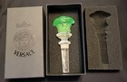 Versace Medusa Green Crystal Rosenthal Bottle Stopper- Nib