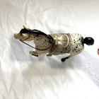 Breyer Vintage Western Prancer Mold Black Leopard Appaloosa Saddle