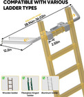 Ladder Stabilizer  Adjustable Heavy Duty Ladder Standoff With Pins   Sheet For W