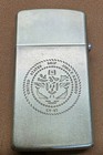 Vtg Zippo Lighter 1932-1990 Uss John F  Kennedy Cv-67 Brass Naval Ship Slim Htf 