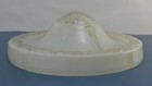 Vintage Chain Mount Haning White And Clear Glass Celling Light Shade 11-1 4 