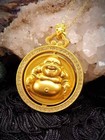 Twofold Talisman Of Laughter   Luck Buddha-jade Wheel Of Fortune