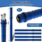 Tandefio 4 Pcs Welding Rod Storage 40 Inch Tig Rod Storage Canisters Welding    