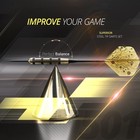 Premium Steel Tip Darts Set     Professional Brass Barrels  Metal Tips  Extra