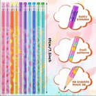 Lot Of 200 Pencils - Scented Wooden Pencils With Erasers