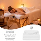 Massage Table Sheets 3 Piece Microfiber Soft Beige Oudain Set Sets Bulk Flat